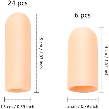 Fingerschutzfinger-Betten-Silikon-Fingerabdeckungskappe