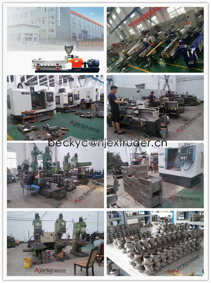 High dispersion and high torque recycled PE PP film pelletizer machine extruder