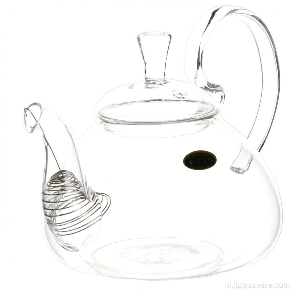 Beste glazen theepot set borosilicaat theepotten