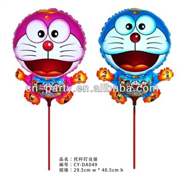 Small Balloons with cup and stick,mini stick balloon--DA0049