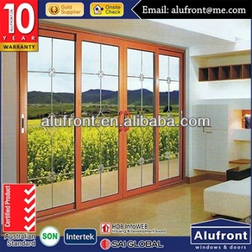 Beautiful Sliding Door with Decorative Door Grilles