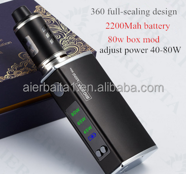 صندوق سجائر إلكترونية Mod 80W Vapor Pen Kit