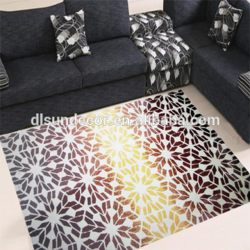 hand tufted polyester digital print carpet