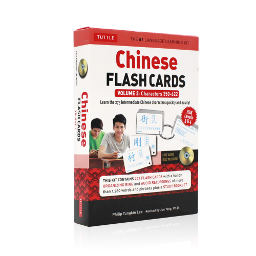 Jogo educativo de cartões flash chineses para crianças