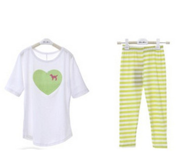 summer cotton children pajamas kids