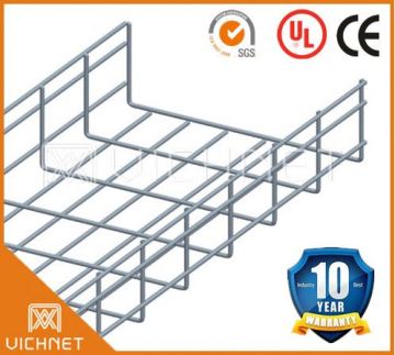 zinc plated wire mesh galvanised steel cable tray