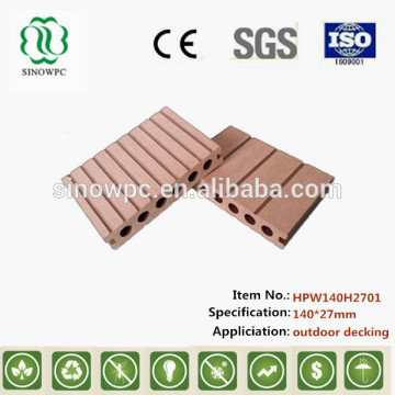 Anti-slip waterproof HDPE WPC outdoor deck tile