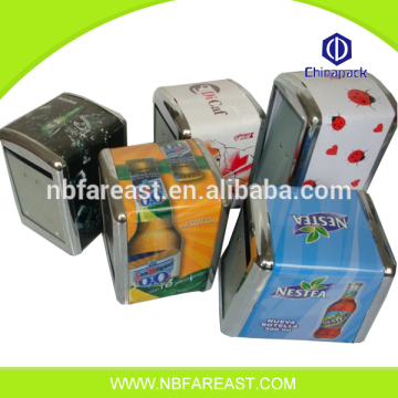 Daily useful cheap small metal fancy tissue box