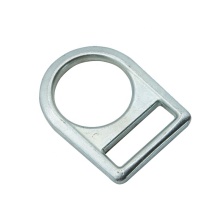RY High Quality Hardware Safety Harness Buckle - Double D Rings Steel D-ring for 2 inch Webbing 5000lbs