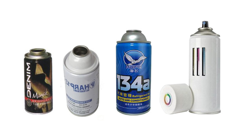 Aerosol tin can top lid bottle spray can box packing machine