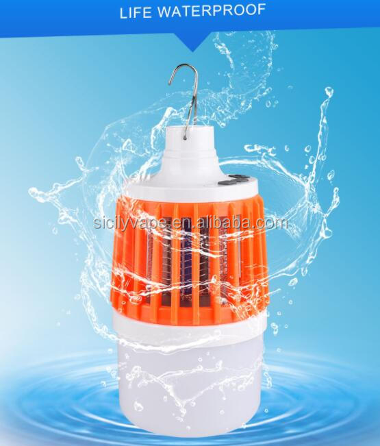 Rechargeable waterproof camping lantern Mosquito Killer, 2200mah LED Lantern Repellent light Insect Bug mosquito Trap