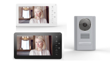 7" Commax Video Door Phone with Touch Key (M2207A+D26AC)