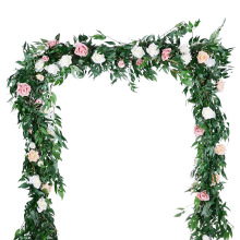 Artificial Willow Greenery Garland for Indoor Wedding and Party Decorations