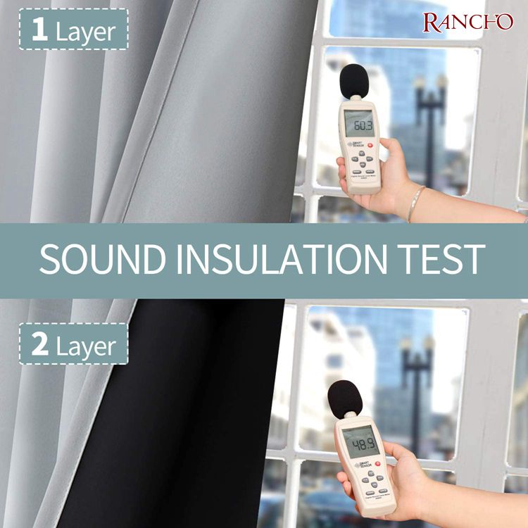 Custom size thick double layer 100% blackout curtain window curtain for bedroom