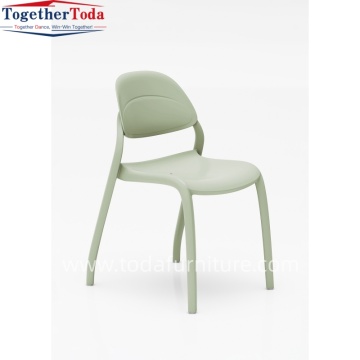 Modern Wholesale One-Piece Molded Plastic Chair Cafe Shop Restaurant Chair
