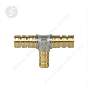 Tee Brass Pipe Cetting FY-2084