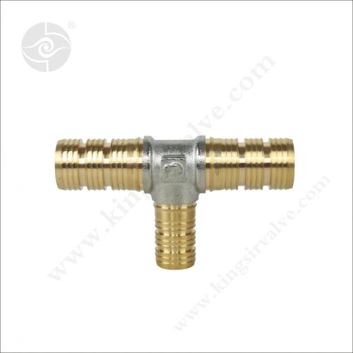 Tee Brass Pipe Cetting FY-2084