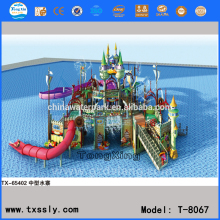 Children playground large outdoor slide