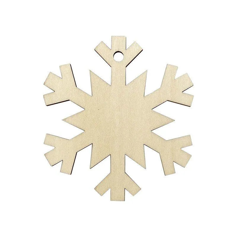 2021 Christmas Tree Sublimation Blanks Personalized MDF Hanging Ornaments