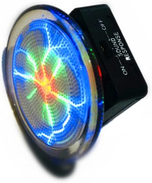 Touch and Voice Activated Battery-Powered Plasma Disk for Science Gifts