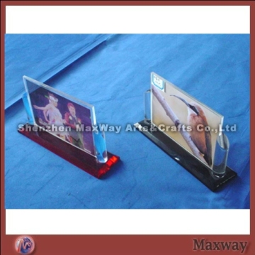 Square 4"*6" Freestanding Acrylic Picture Frame Sign Holder