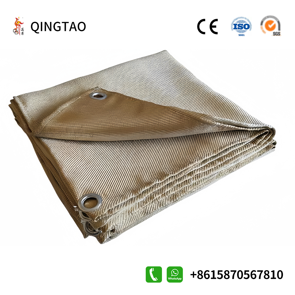 Thickened flame retardant fire blanket
