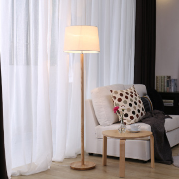 LEDER Living Room Wooden Floor Lamp