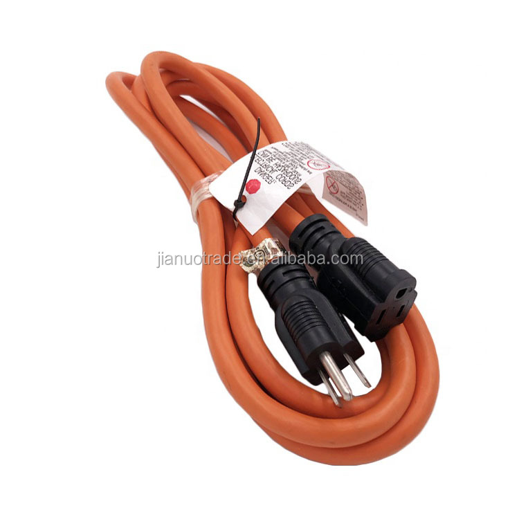 15amp ,NEMA 5-15P to 5-15R outdoor extension cord