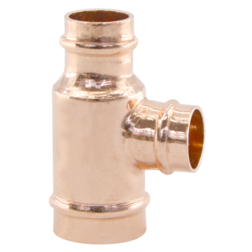 Pre-solder Reducing Copper Tee Fittings