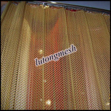 Hanging room partitions/Hanging screen room divider/Metal coil drapery