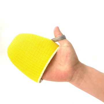 Auto Wedge Interior Cleaning Finger Mitt Microfiber Wheel Wash Mitt