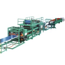 top quality new design colored eps metal sandwich panel sheet lines making machine
