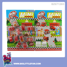 Pull back toy fire fighting toys car