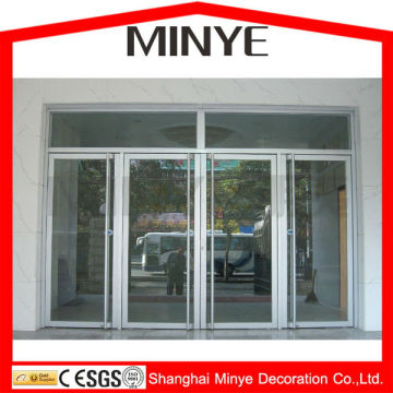 glass aluminum entry door for shop/exterior commercial entry door