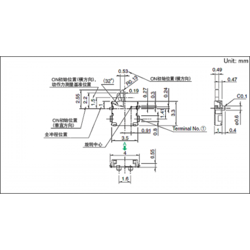 Công tắc phát hiện lực hoạt động 0,35N