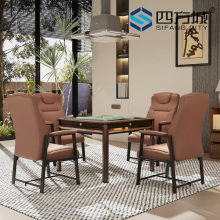 Automatic M560 Mahjong Table Chestnut Design