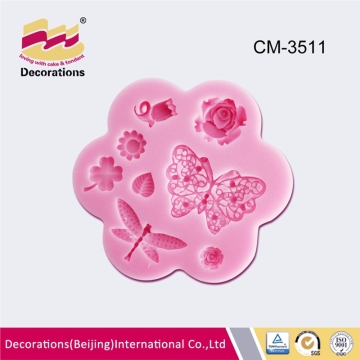 Durable 3d silicone sugarcraft mould