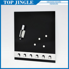 Fancy Office Glass Magnetic Memo Clip Note Writing Board