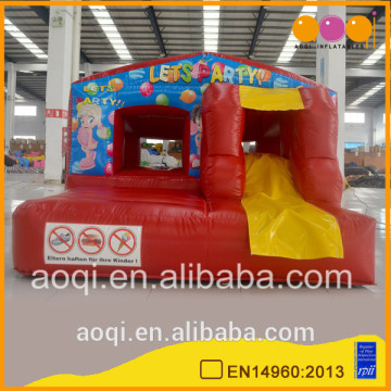 red party combo inflatable games