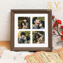 Premium Wooden 4-Photo Collage Frame