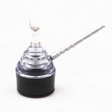 Cross border spot electrically heated glass water smoke pipe