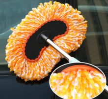 Car wash mop car wash brush soft fur long handle retractable dust duster