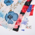 Customized Floral Print Chiffon Polyester Fabrics