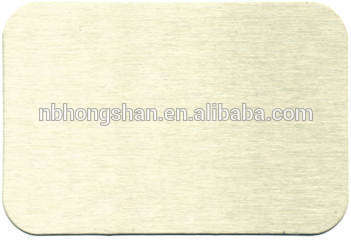 Silver Brush Finish Aluminium Composite Panel Online supplier