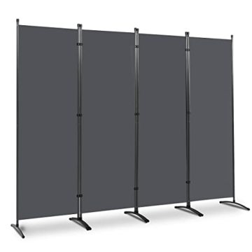 Custom Size Mobile Indoor Screens Room Dividers - Folding Partition Privacy Screen