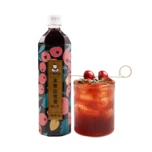 2023 New 1kg Double Happiness Rock Candy Concentrated Hawthorn Juice Drink with Thick Pulp