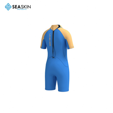 Niños de piel de marco corta neoprene buceo springsuit wetsuit