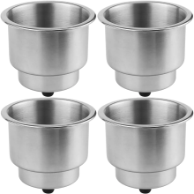 Stainless Steel Pontoon Boat Sofa Drink Cup Holders