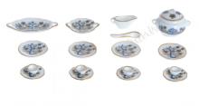 1/12 Dollhouse Furniture Miniature Ceramics Tea Set 12pcs