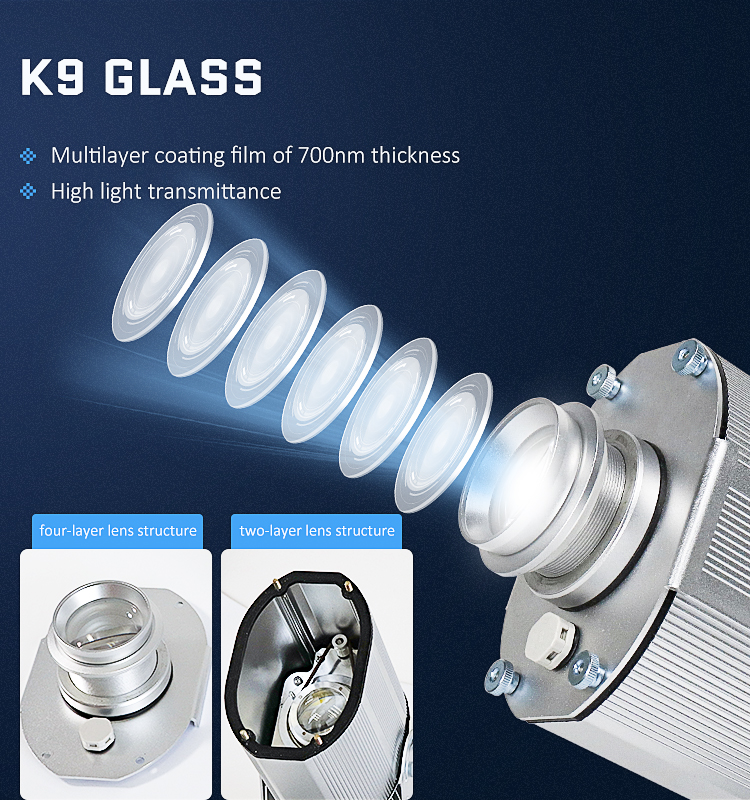 Outdoor Christmas Projector 80 Watt Logo Projector Led Rotating Advertising Gobo Projector Lights